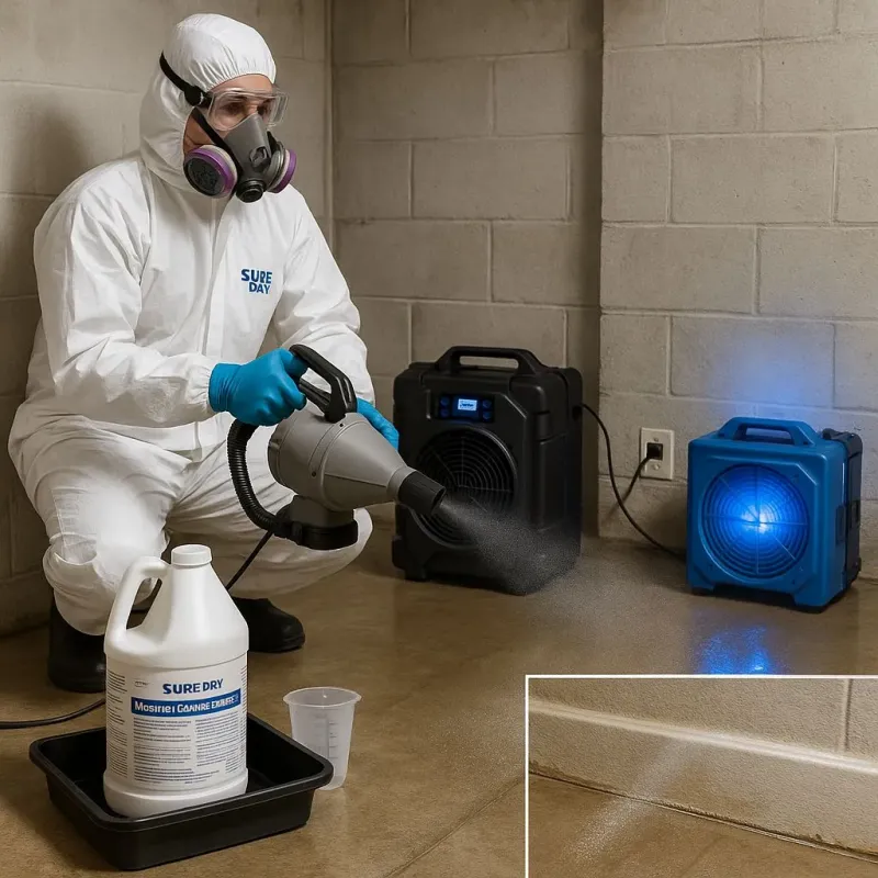 Sanitization and Odor Removal process in Three Rivers, MA